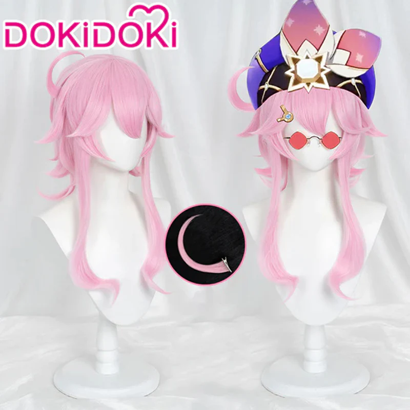 【Ready For Ship】DokiDoki Game Genshin Impact  Wig Cosplay Dori Sumeru Glasses