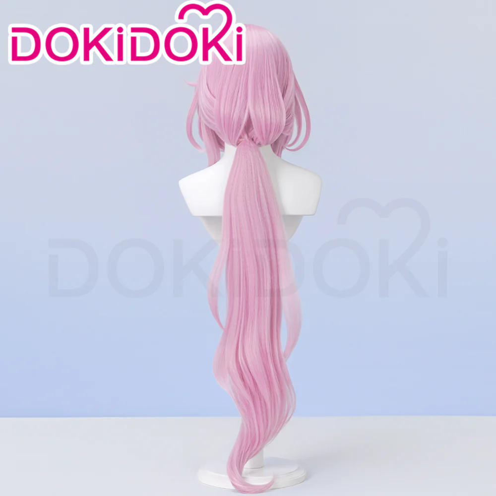 DokiDoki Game Honkai Impact 3 Cosplay Elysia Cosplay Wig Long Pink Hair - Image 3