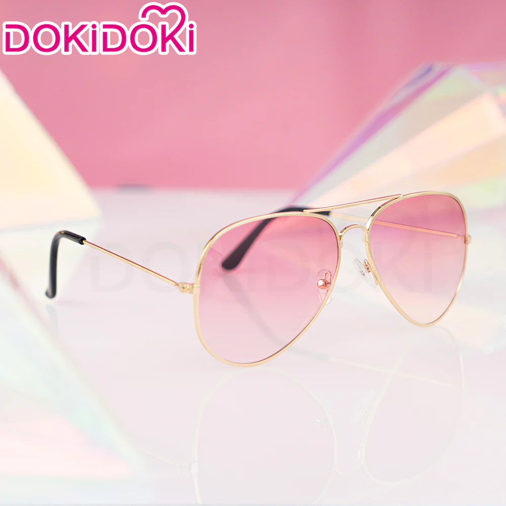 【Partially Ready For Ship】DokiDoki Game Honkai: Star Rail Cosplay Aventurine Wig / Ear Clip / Hat / Bracelet Short Straight Yellow Hair Shajin/ Tattoo Stickers / Glasses Sunglasses / Poker Prop - Image 9