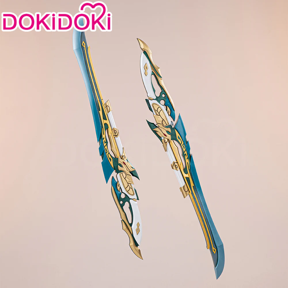 DokiDoki Game Honkai: Star Rail Cosplay Feixiao Prop Axe / Dual Swords Fei Xiao - Image 6