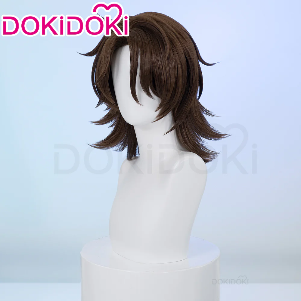 DokiDoki Game Honkai: Star Rail Cosplay Gallagher Wig Short Straight Blond Hair - Image 3