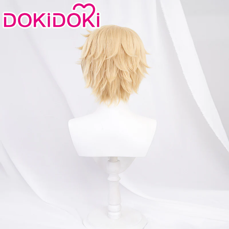 【Ready For Ship】DokiDoki Game Honkai: Star Rail Cosplay Gepard Landau Wig Gold Short - Image 3