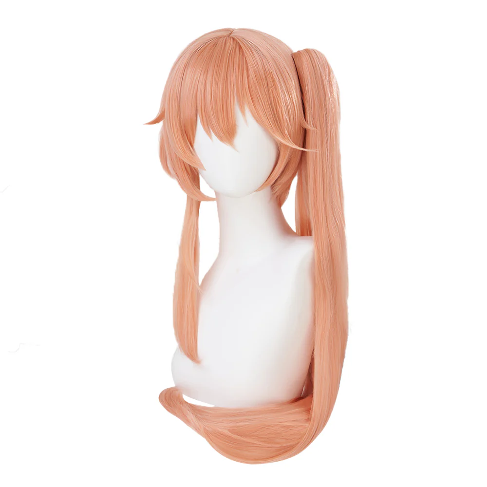【Ready For Ship】DokiDoki Game Honkai: Star Rail Cosplay Guinaifen Wig Long Straight Orange Wig - Image 5