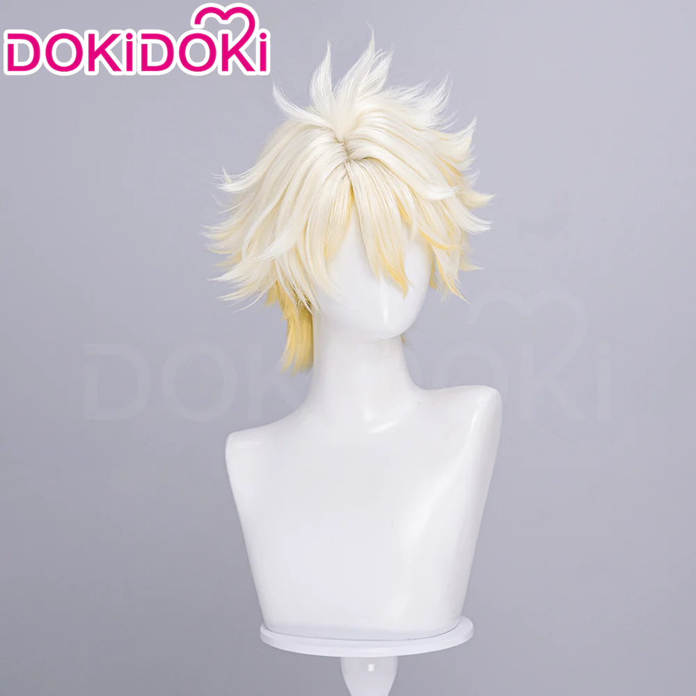 【Partially Ready For Ship】DokiDoki Game Honkai: Star Rail Cosplay Phainon Wig / Weft / Tattoo / Ear Clips Short Straight Silver Hair Darkening - Image 17