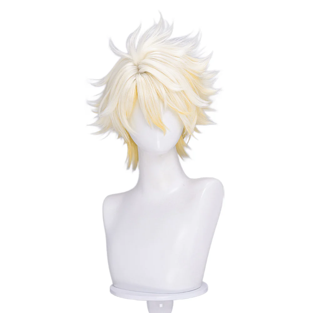 【Partially Ready For Ship】DokiDoki Game Honkai: Star Rail Cosplay Phainon Wig / Weft / Tattoo / Ear Clips Short Straight Silver Hair Darkening - Image 19