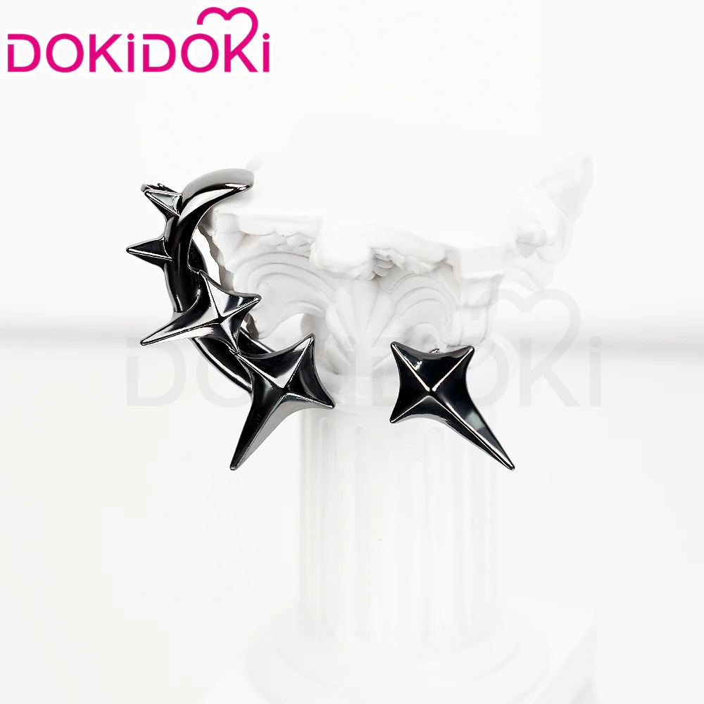【Partially Ready For Ship】DokiDoki Game Honkai: Star Rail Cosplay Phainon Wig / Weft / Tattoo / Ear Clips Short Straight Silver Hair Darkening - Image 20