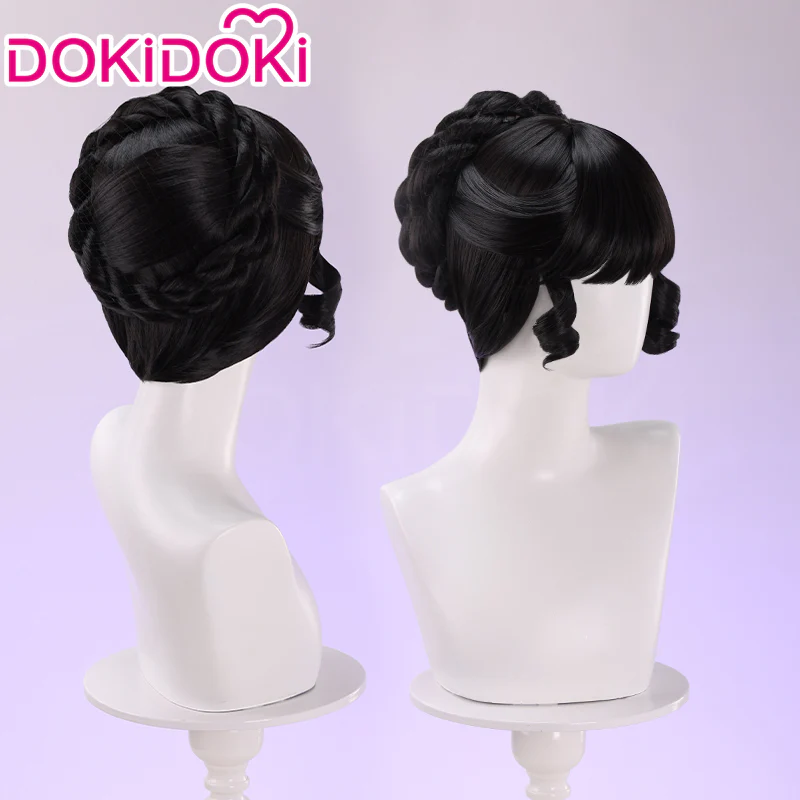 【Ready For Ship】DokiDoki Game Identity V Cosplay Bloody Queen Mary Costume Wig Curly Black Hair