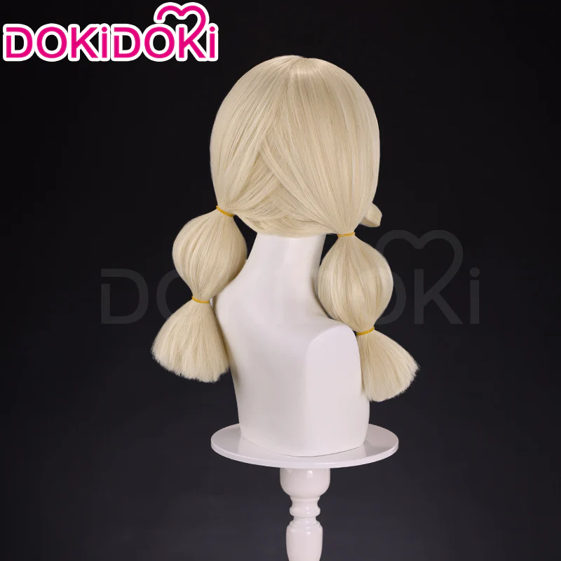 【Ready For Ship】DokiDoki Game Identity V Cosplay Cheerleader Lily Barriere Wig Long Straight Yellow Hair - Image 3