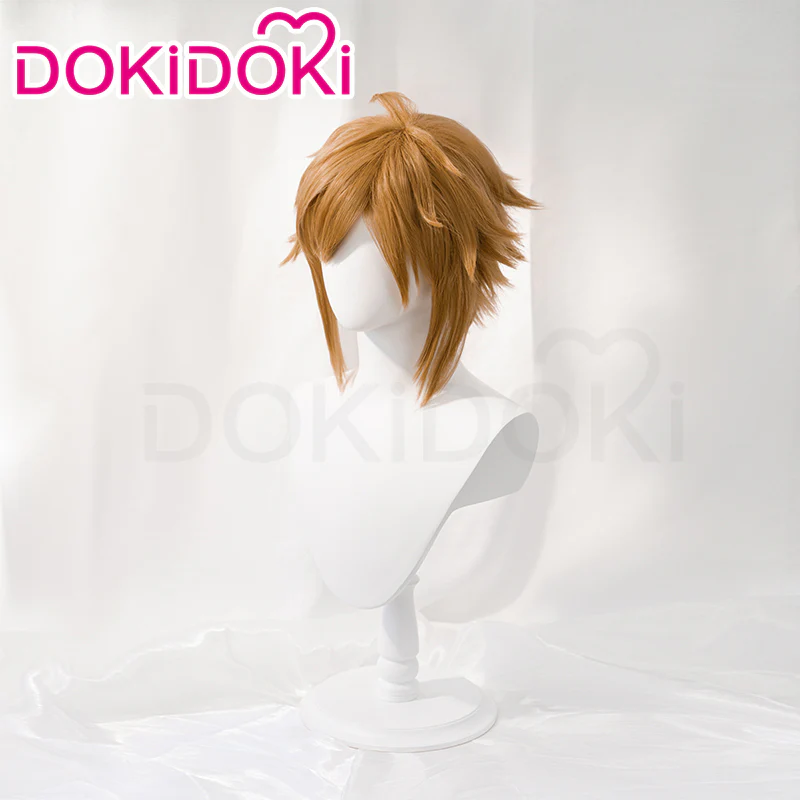 【Ready For Ship】DokiDoki Game Kingdom Hearts 4 Cosplay Sora Wig Short Straight Brown Wig Men - Image 2