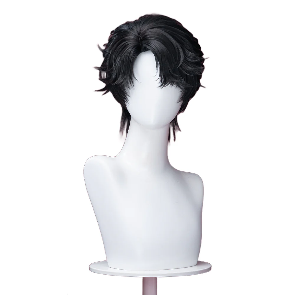 【Ready For Ship】DokiDoki Game Lord of the Mysteries Cosplay Klein Moretti Black Short Curly Wig - Image 9