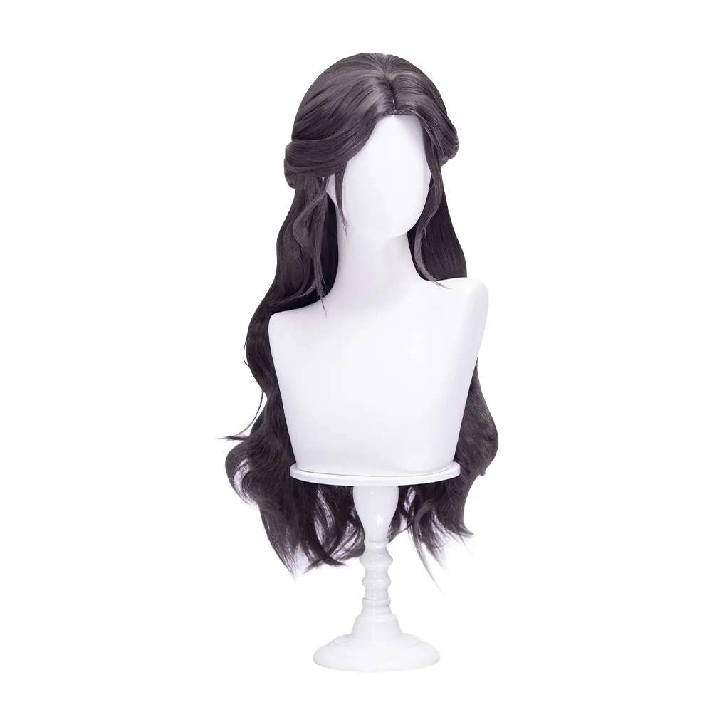 DokiDoki Game Love And Deepspace Cosplay Main Character Lemuria Sea God Wig / Bracelet Long Curly Black Hair MC Submerged Eclipse Rafayel - Image 6