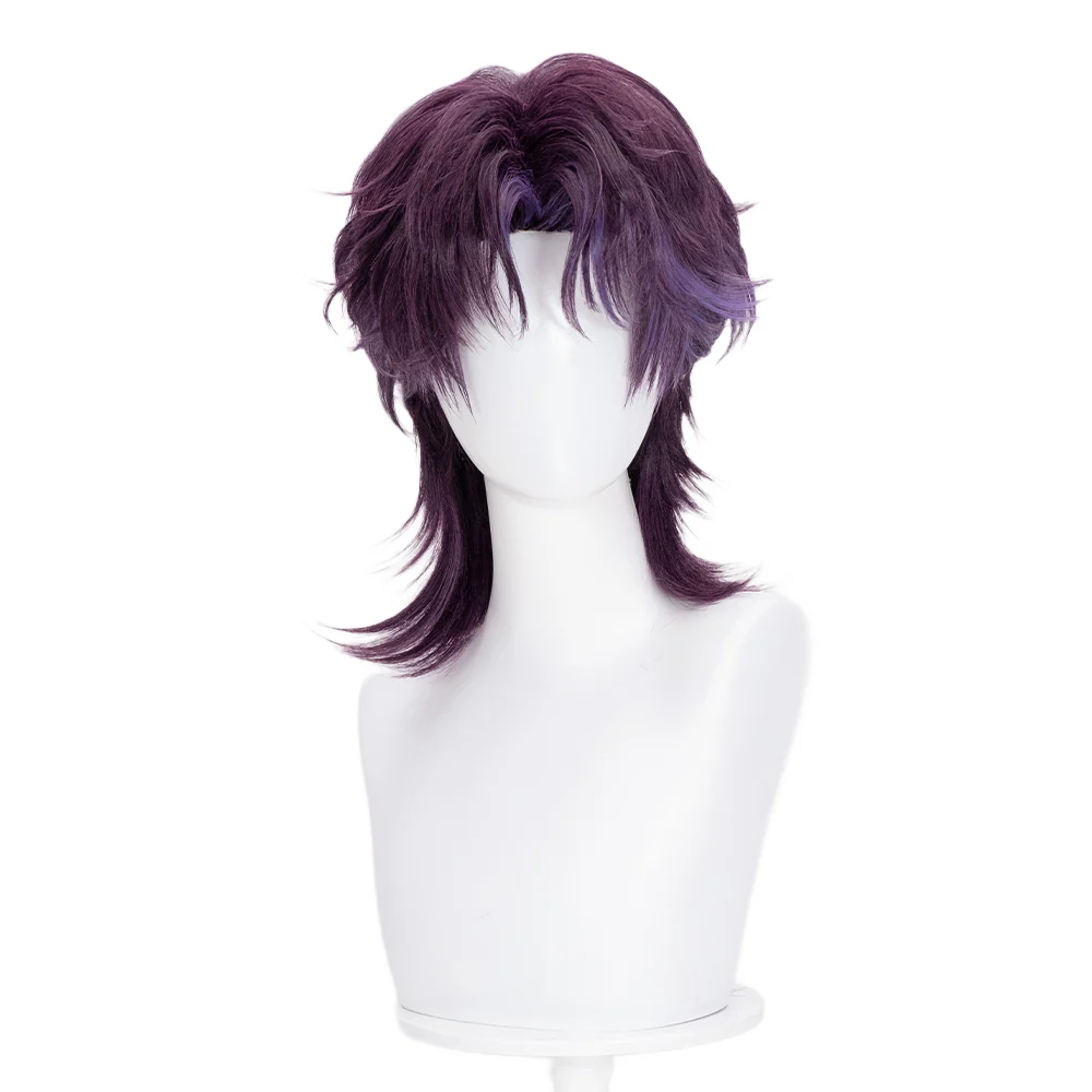【Partially Ready For Ship】DokiDoki Game Love and Deepspace Cosplay Rafayel Wig / Ear Clip /  Necklace  Short Purple Hair Mullet Tidal Surge - Image 19