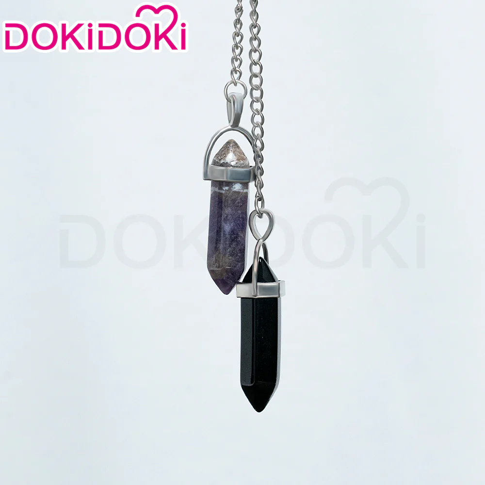 【Partially Ready For Ship】DokiDoki Game Love and Deepspace Cosplay Rafayel Wig / Ear Clip /  Necklace  Short Purple Hair Mullet Tidal Surge - Image 25