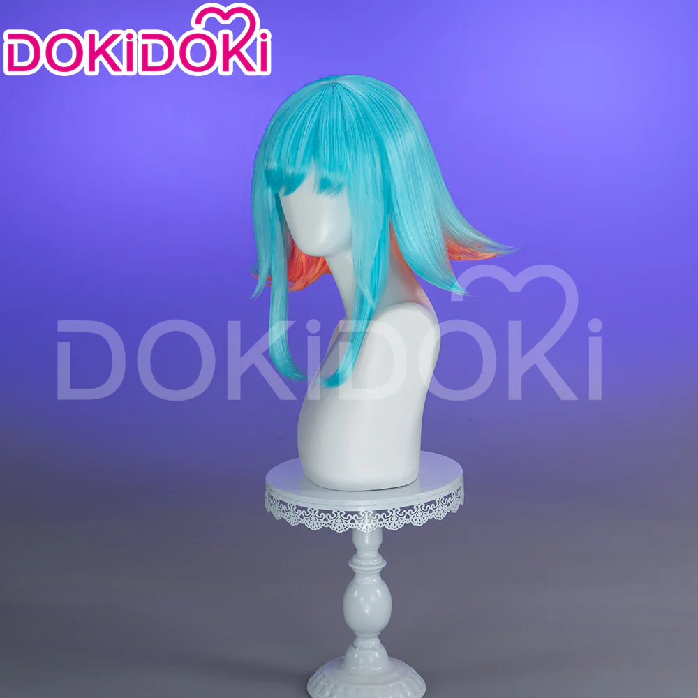 【Ready For Ship】DokiDoki Game Cosplay Wig Women Straight Hair - Image 3