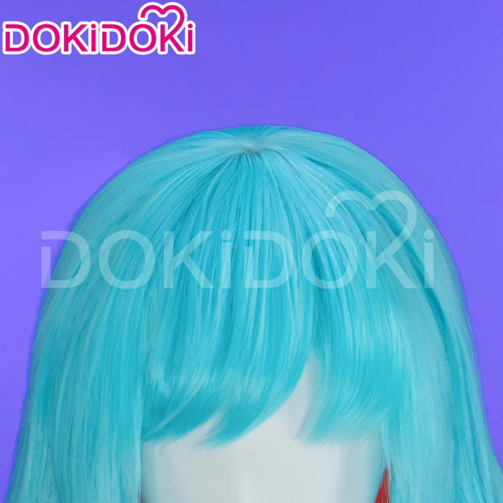 【Ready For Ship】DokiDoki Game Cosplay Wig Women Straight Hair - Image 4