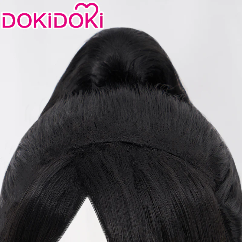 【Ready For Ship】DokiDoki Game Valorant Cosplay Sage Wig Long Straight Black Hair - Image 4