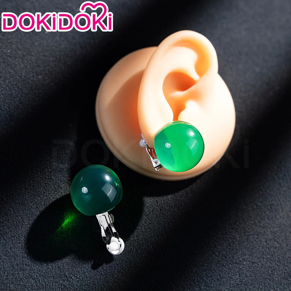 【100 CM】DokiDoki Game Valorant Cosplay Sage Wig / Ear Clip Long Straight Black Hair Halloween - Image 6