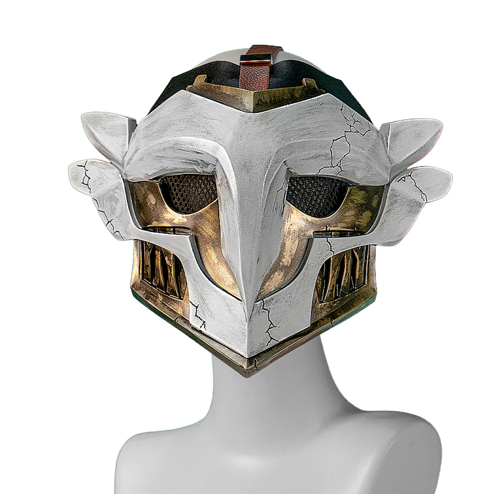 【Partially Ready For Ship】DokiDoki Game Wig / Mask Short Straight White Hair - Image 9