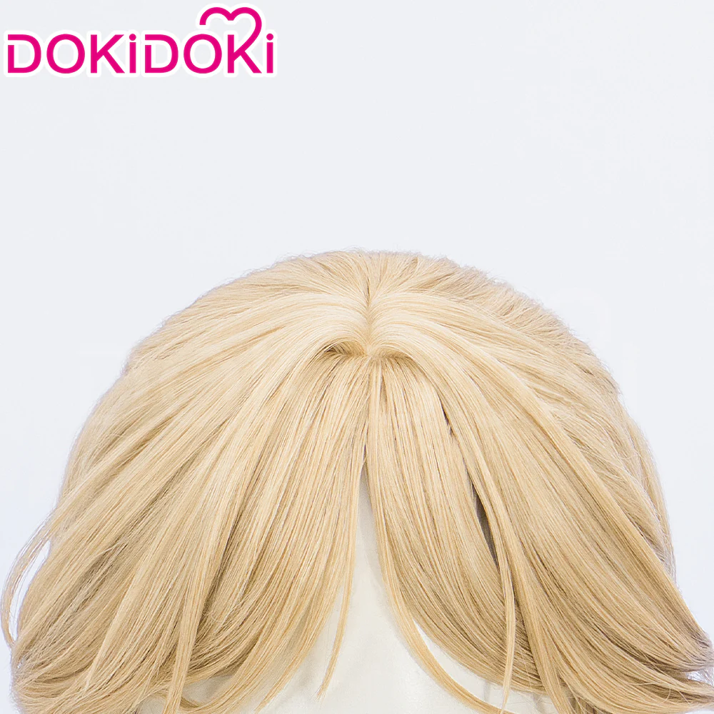 DokiDoki Game Wuthering Waves Cosplay Cartethyia Wig Long Straight Blond Hair / HeadWear - Image 7