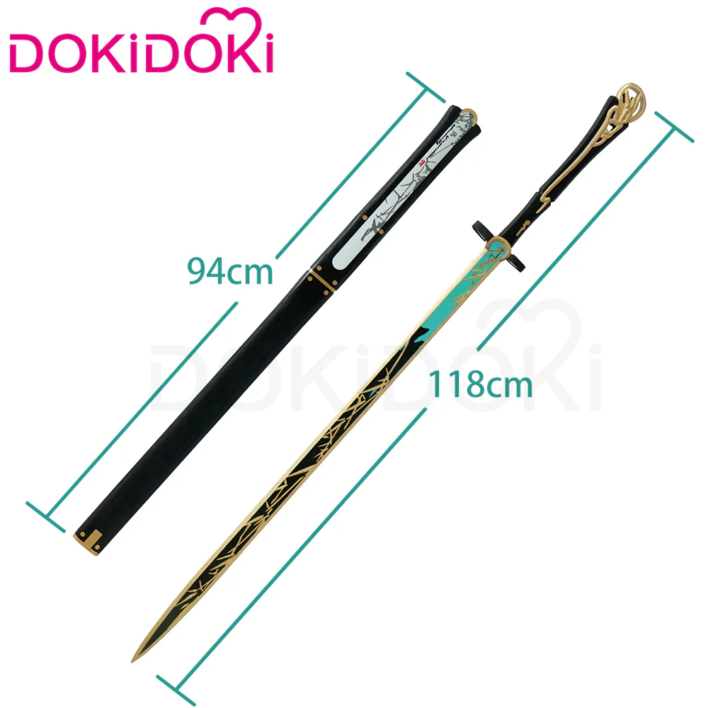 【In Stock】DokiDoki Game Wuthering Waves Cosplay Qiuyuan Prop Sword / Scabbard / Bamboo Pole / Bamboo Flask Qiu Yuan - Image 2