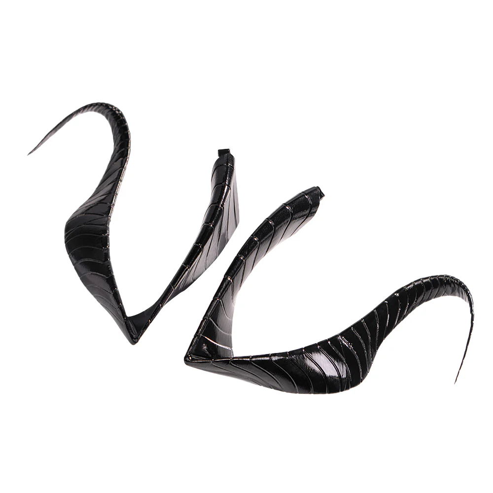 【Ready For Ship】DokiDoki Game Wuthering Waves Cosplay Zani Cosplay Wig / Horns / Earrings Ear Clips Ear Accessories Long Curly Silver Hair - Image 15