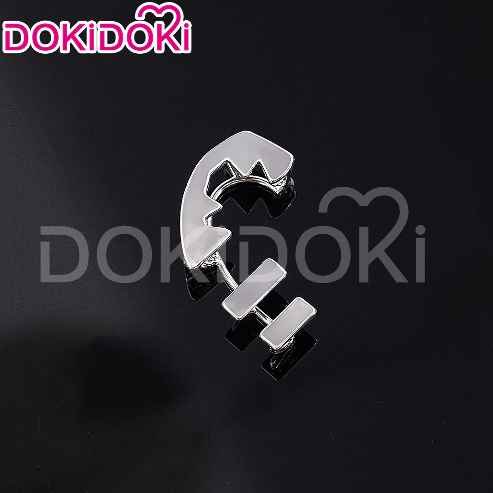 【Partially Ready For Ship】DokiDoki Game Zenless Zone Zero Cosplay  Ellen Joe Wig / Hair Clip / Earring / Hairband Short Black Red Highlight Hair - Image 10