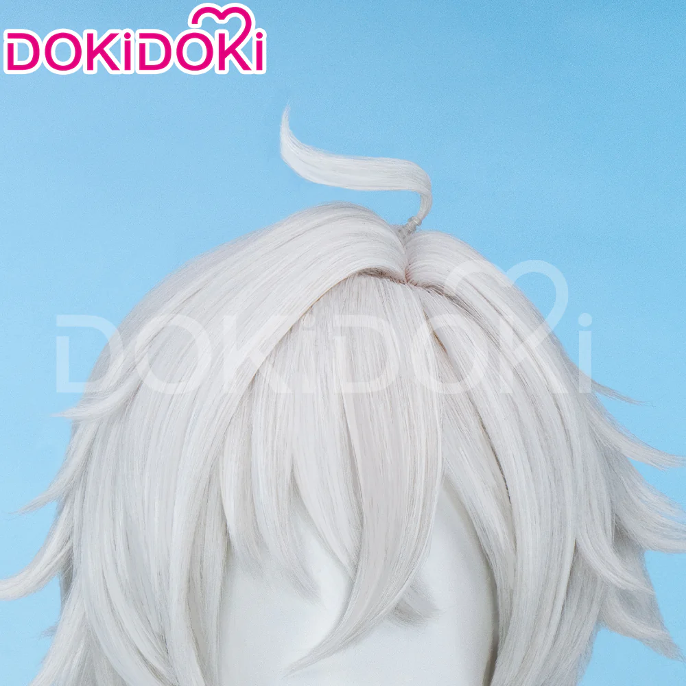 【Ready For Ship】DokiDoki Game Zenless Zone Zero Cosplay Seth Lowell Wig Short Straight Silver Hair / Ear / Tail ZZZ - Image 4