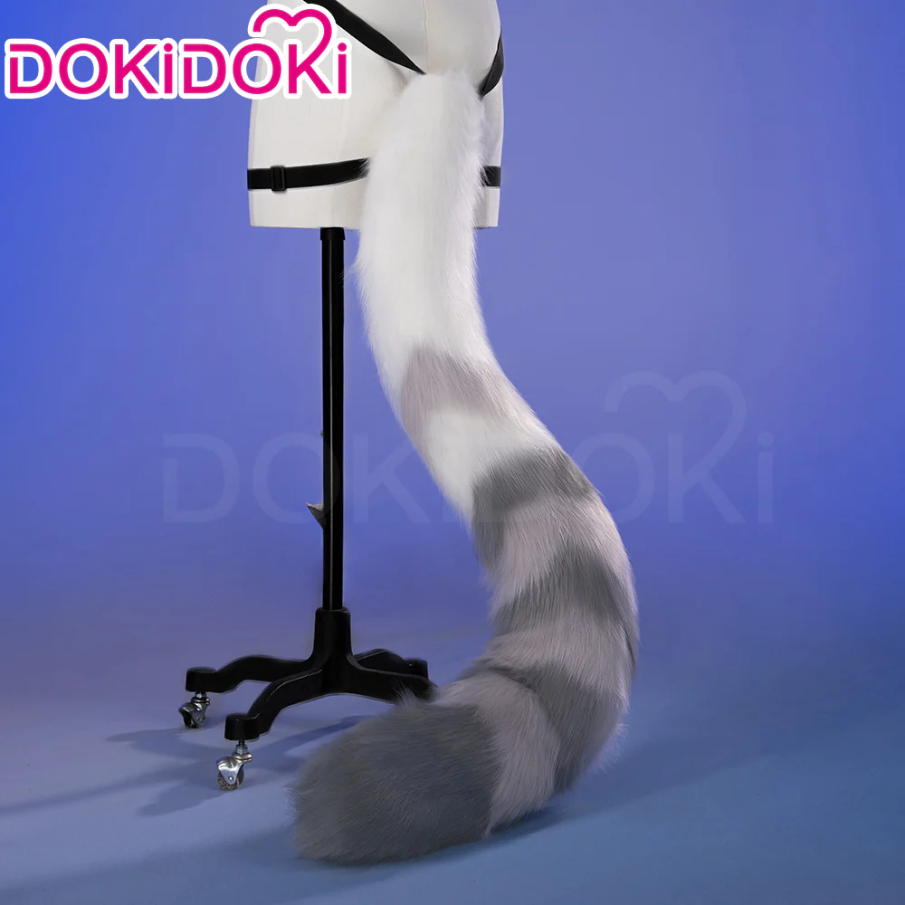 【Ready For Ship】DokiDoki Game Zenless Zone Zero Cosplay Seth Lowell Wig Short Straight Silver Hair / Ear / Tail ZZZ - Image 9