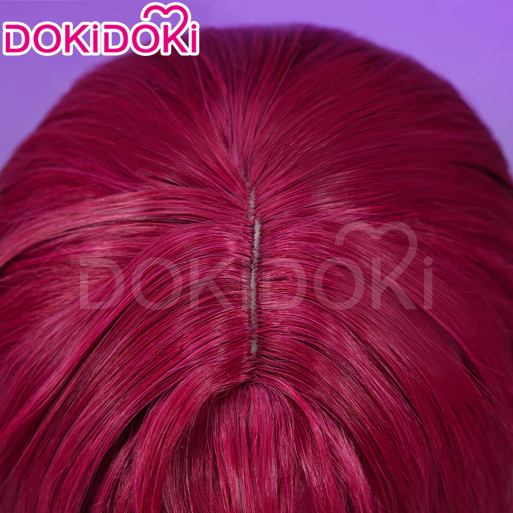 【Ready For Ship】DokiDoki Manga Akatsuki no Yona Cosplay Yona Wig Short Curly Red Hair - Image 4