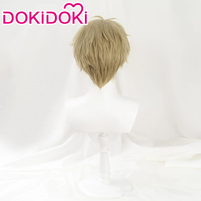 【Ready For Ship】DokiDoki Manga Anime Cosplay Wig Gold Short - Image 3