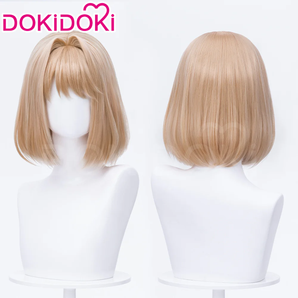【Ready For Ship】DokiDoki Manga Anime I Want to Love You Till Your Dying Day Cosplay Sheena Totsuki Wig Short Straight Light Brown Hair