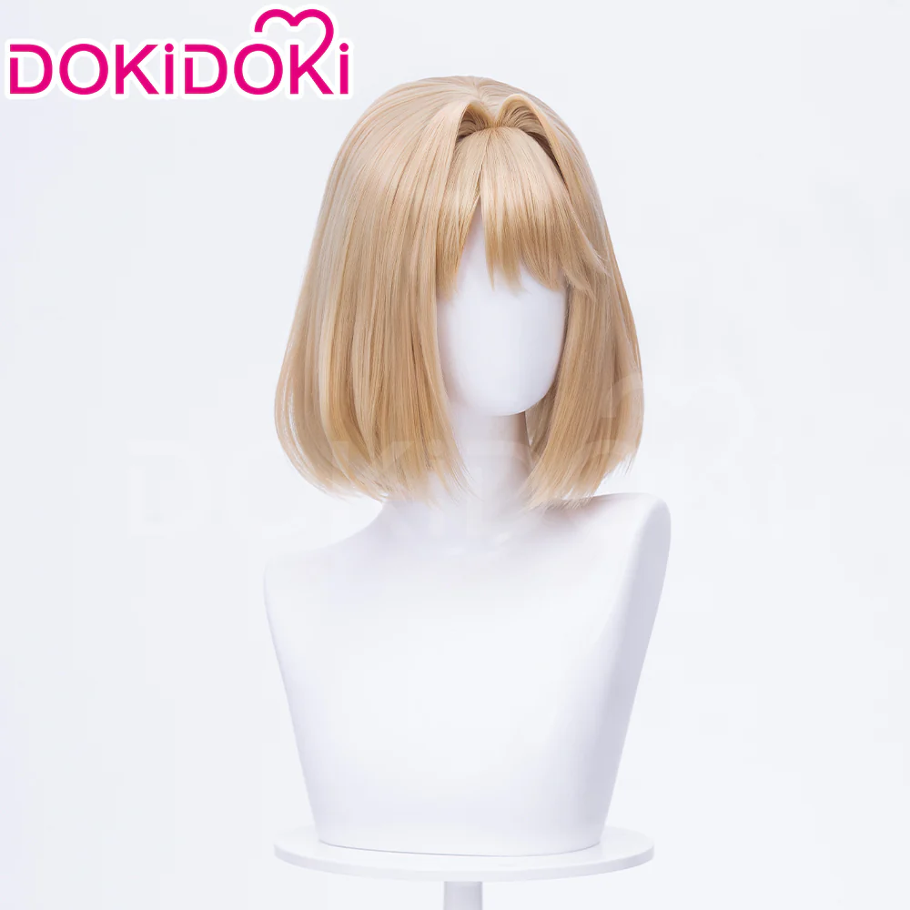 【Ready For Ship】DokiDoki Manga Anime I Want to Love You Till Your Dying Day Cosplay Sheena Totsuki Wig Short Straight Light Brown Hair - Image 3