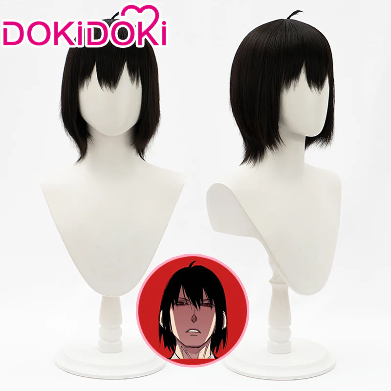 【Ready For Ship】DokiDoki Manga Anime Spy x Family Cosplay Yuri Briar Cosplay Wig Short Black Wig