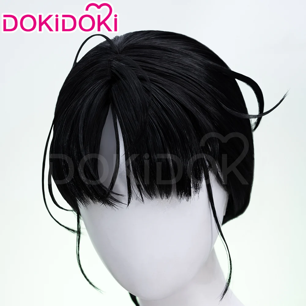 【Ready For Ship】DokiDoki Manga The Guy She Was Interested In Wasn't a Guy at All Cosplay Mitsuki Koga Cosplay Wig Long Light Black Bun Hair Green Yuri - Image 4