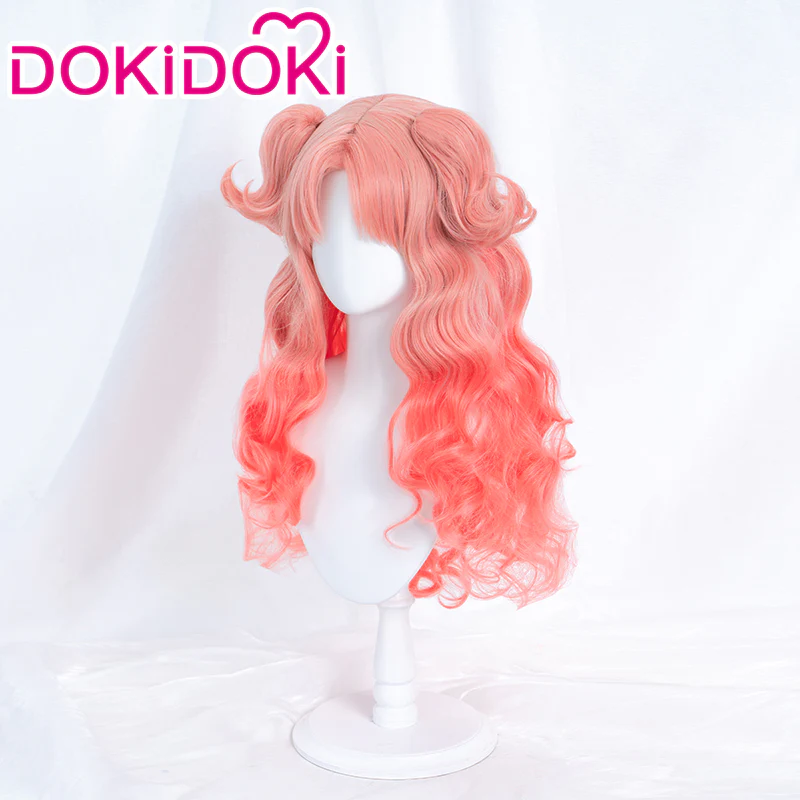 【Ready For Ship】DokiDoki Manga Witch Hat Atelier Cosplay Tetia Cosplay Wig Long Curly Pink - Image 4