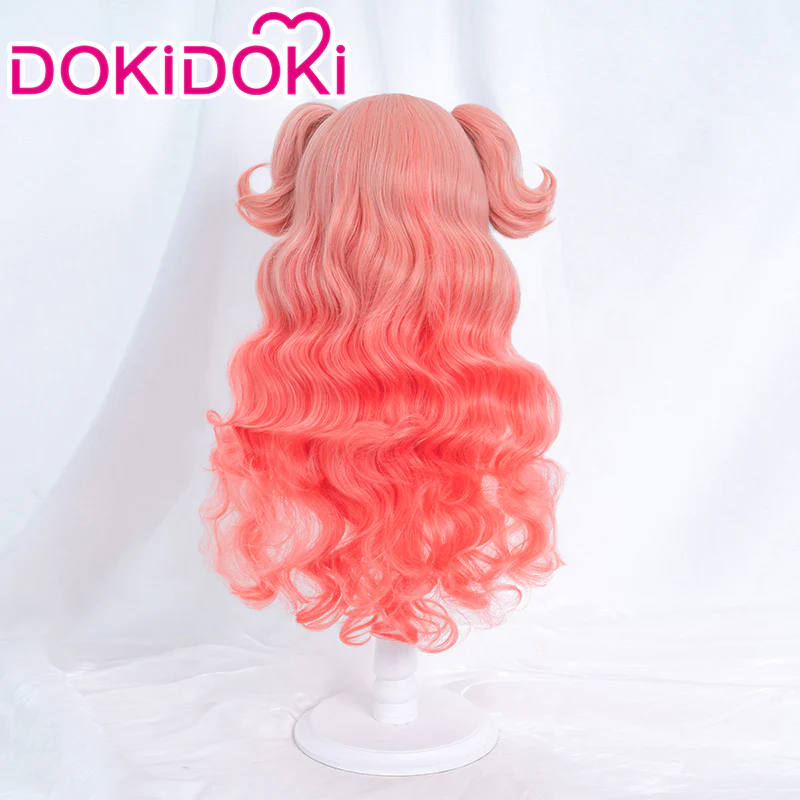 【Ready For Ship】DokiDoki Manga Witch Hat Atelier Cosplay Tetia Cosplay Wig Long Curly Pink - Image 5