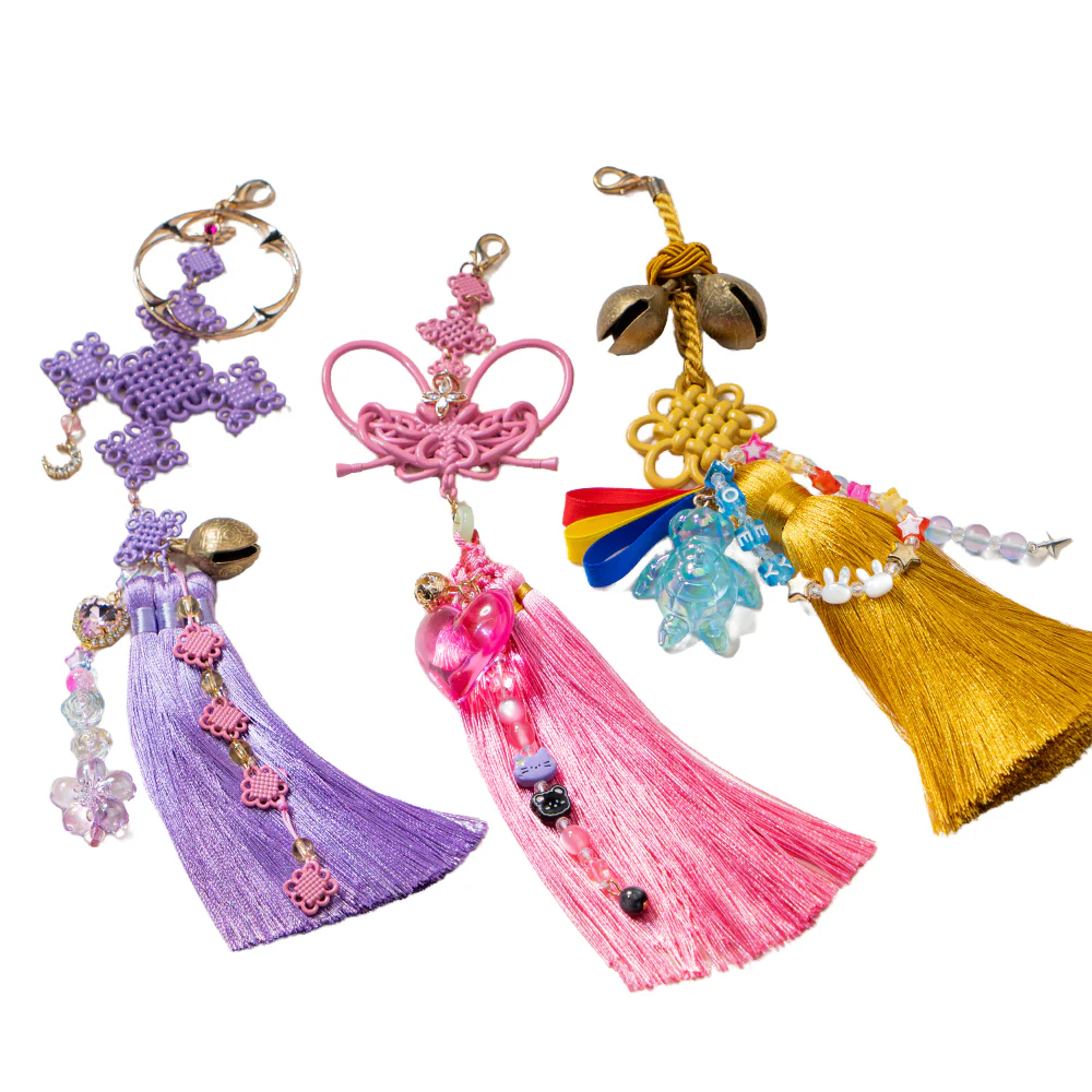 【Ready For Ship】【Last Batch】DokiDoki Movie Anime KPOP KILLER Cosplay Fringe Tassel Pendant Accessories - Image 8