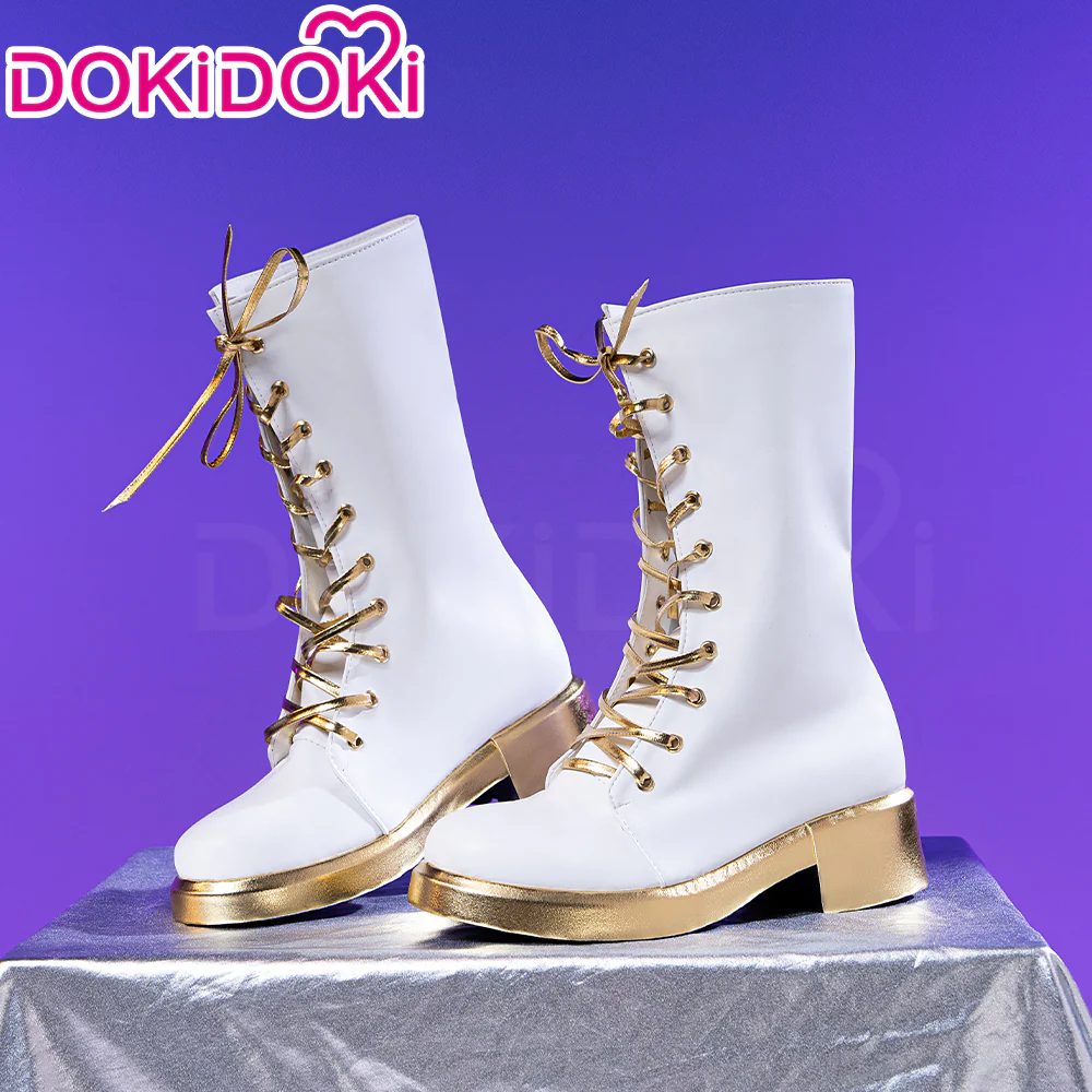 DokiDoki Movie Anime KPOP KILLER Cosplay White Shoes  GOLD  SERIES / WHITE SERIES - Image 4