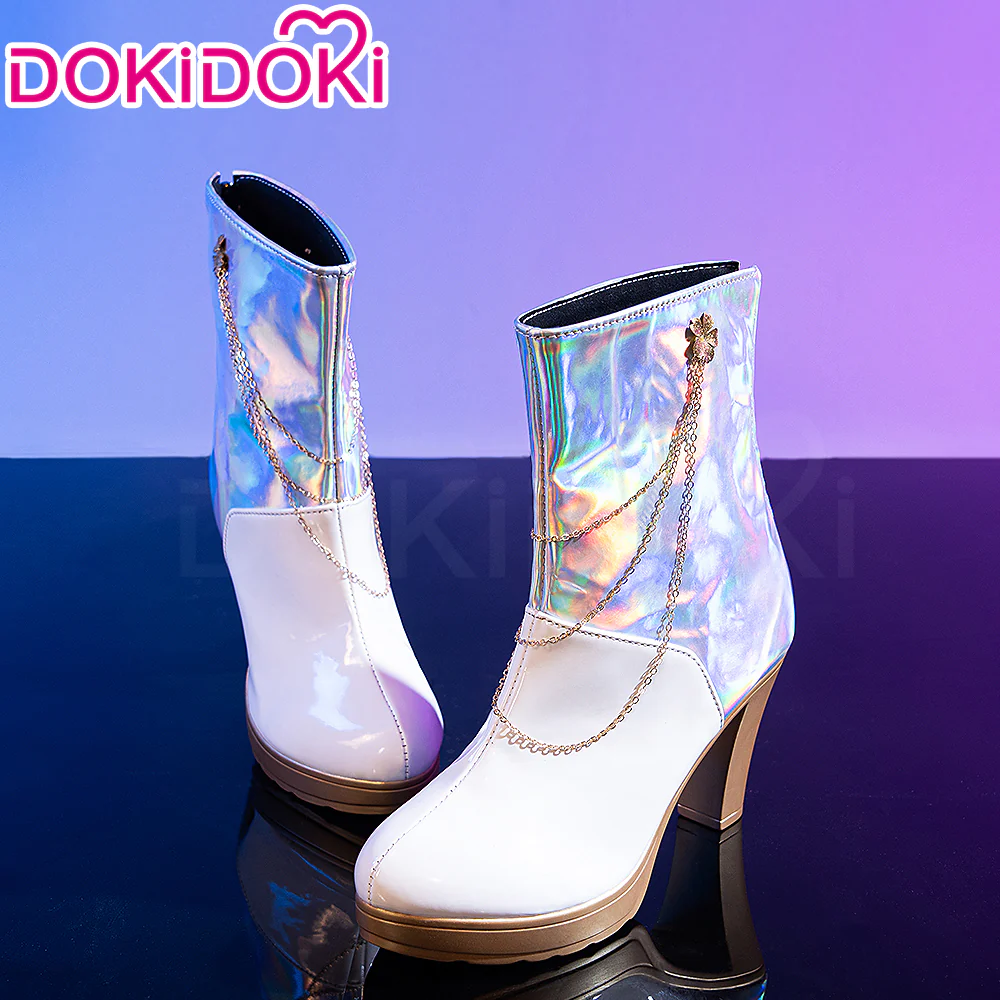 DokiDoki Movie Anime KPOP KILLER Cosplay White Shoes  GOLD  SERIES / WHITE SERIES - Image 7