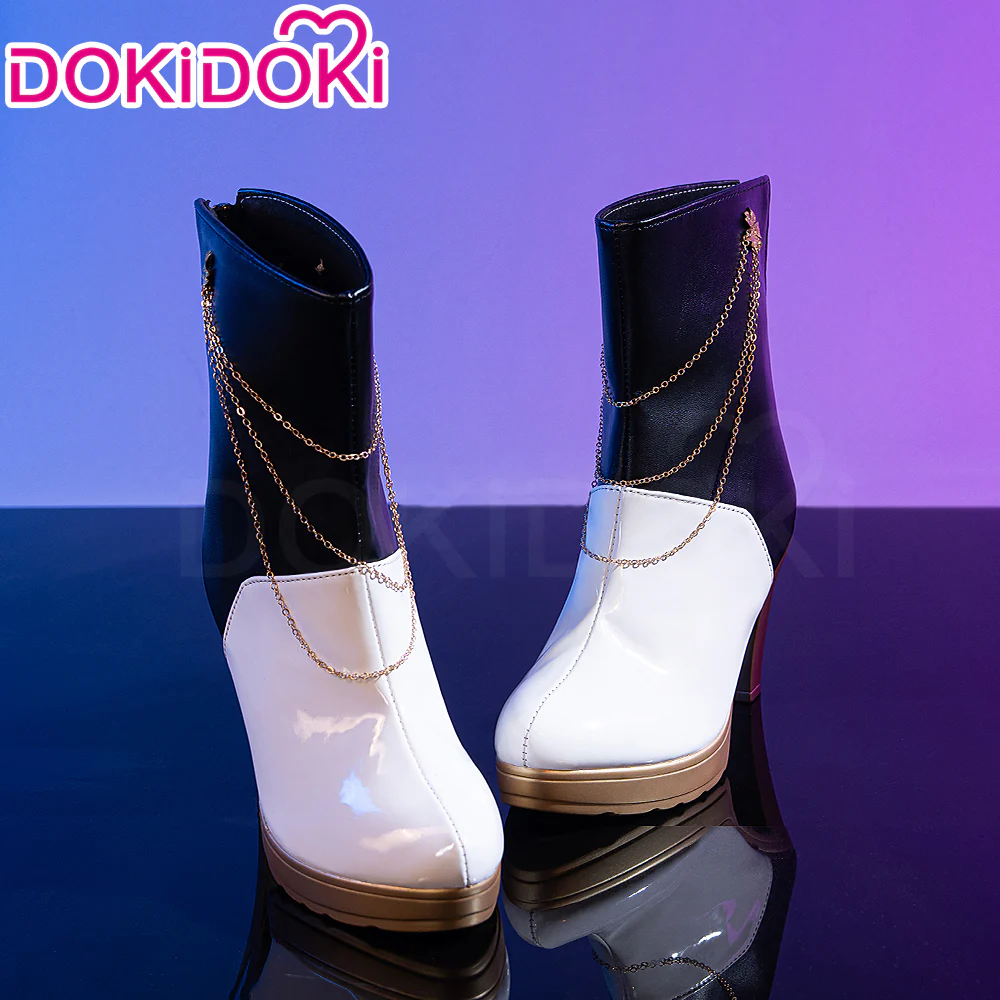 DokiDoki Movie Anime KPOP KILLER Cosplay White Shoes  GOLD  SERIES / WHITE SERIES - Image 9