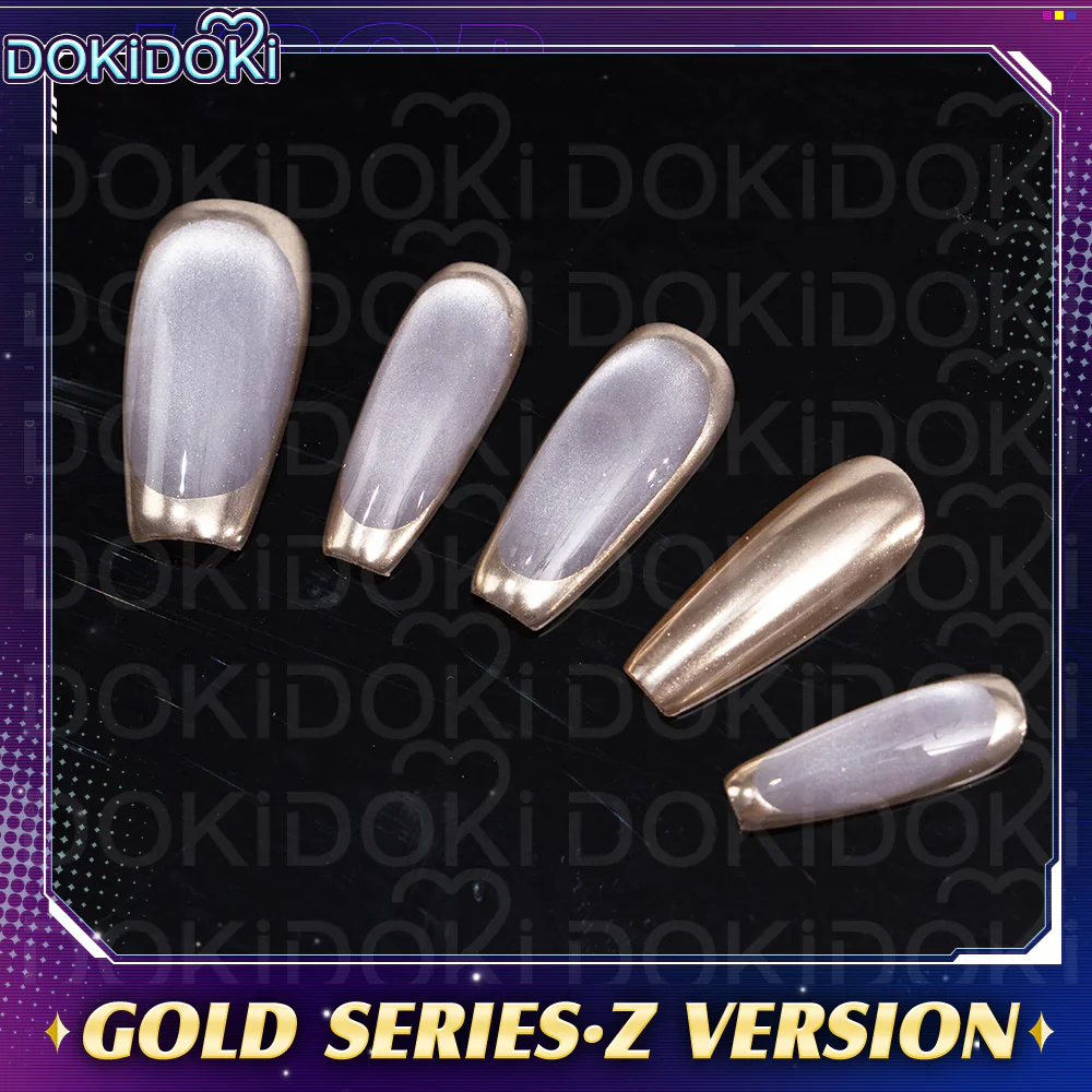 【In Stock】DokiDoki Movie Anime KPOP KILLER Cosplay Nails Tips YELLOW SERIES / GOLD  SERIES /BATTLE  SERIE - Image 5