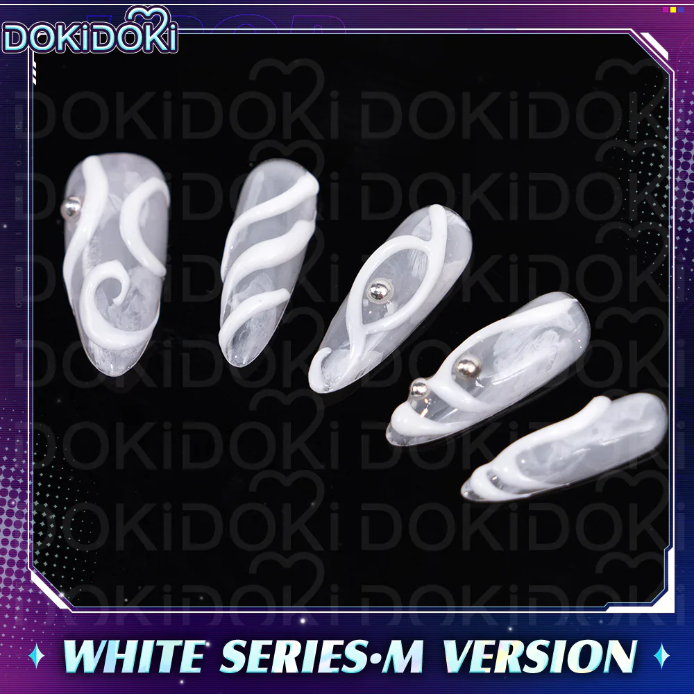 【In Stock】DokiDoki Movie Anime KPOP KILLER Cosplay Nails Tips YELLOW SERIES / GOLD  SERIES /BATTLE  SERIE - Image 7