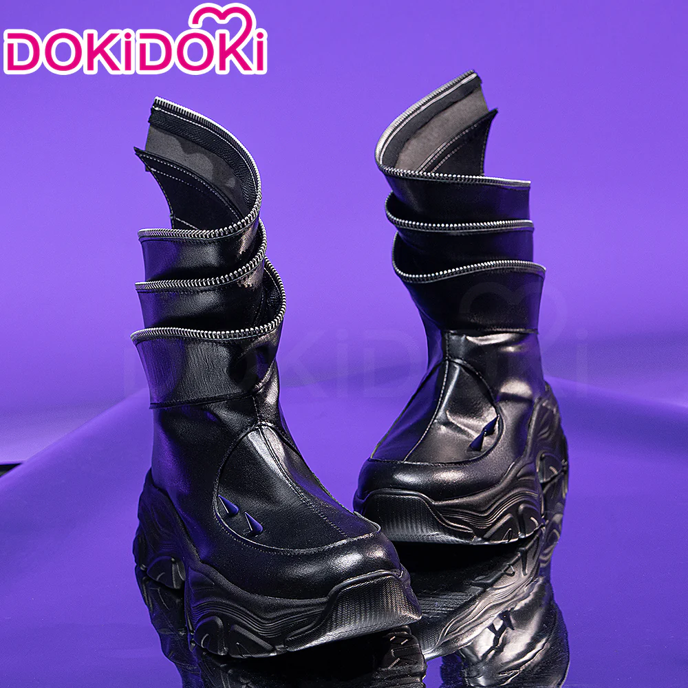 DokiDoki Movie Anime KPOP KILLER Cosplay Black Battle Suit BATTLE  SERIE Shoes - Image 2