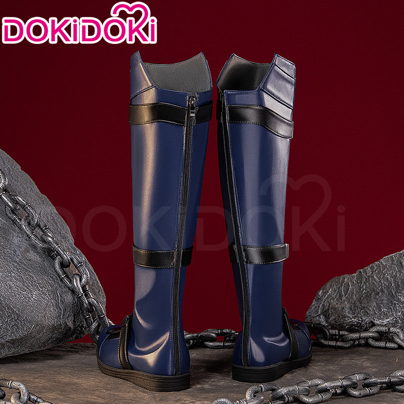 Dokidoki Movie Cosplay Black Yellow Man Shoes - Image 2