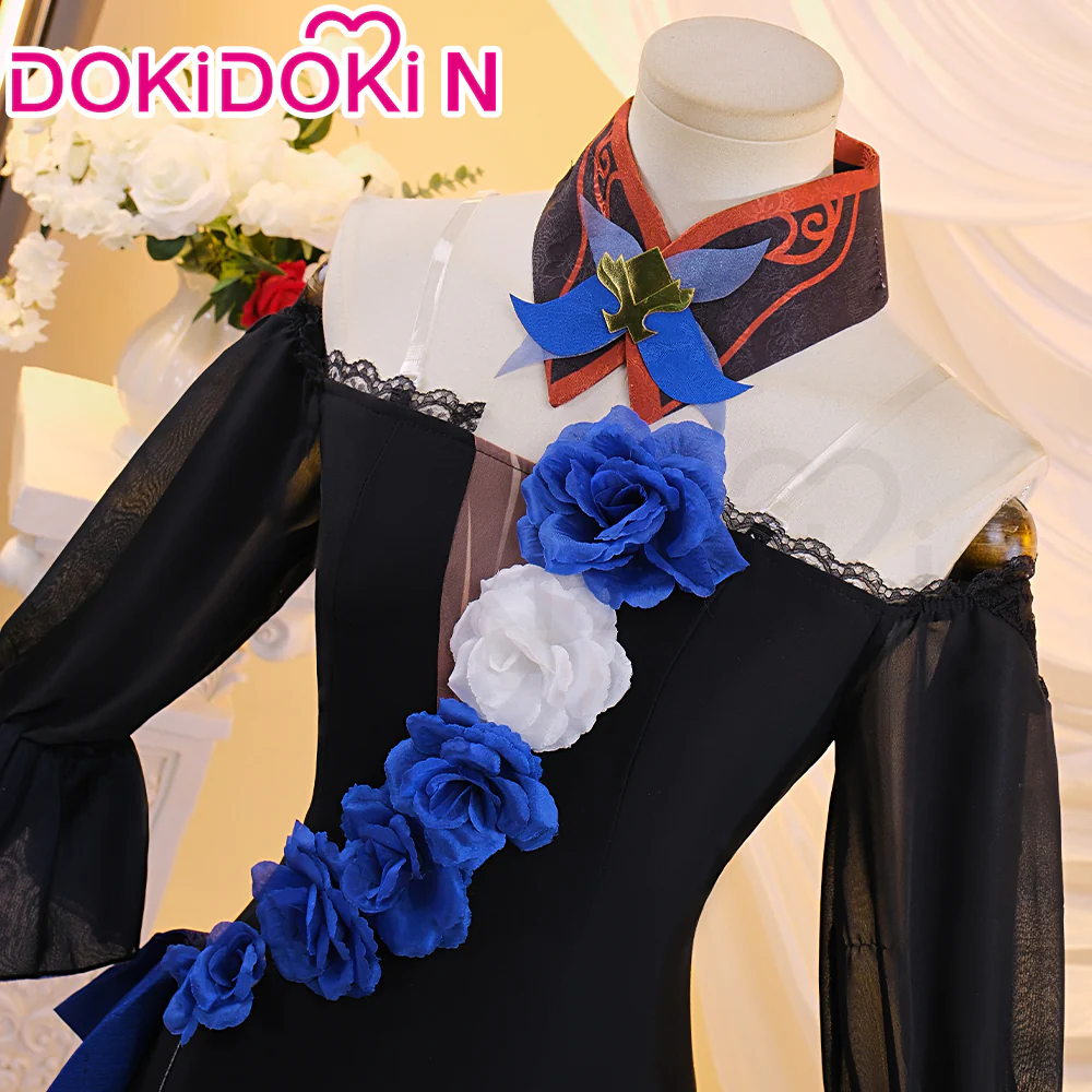 【Partial Size Ready For Ship】【In Stock】【Size XS-3XL】DokiDoki-N Game Genshin Impact Cosplay Albedo / Eula / Diona / Ganyu Costume Genshin Concert 2023 - Image 9
