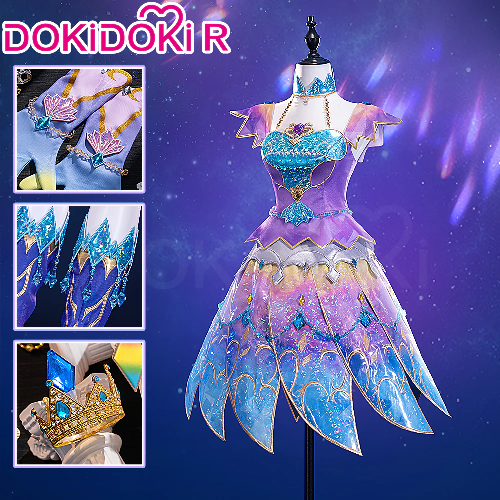 DokiDoki-R Anime Aikatsu! Idol Activity Cosplay Kiriya Aoi Cosplay Aquarius Costume