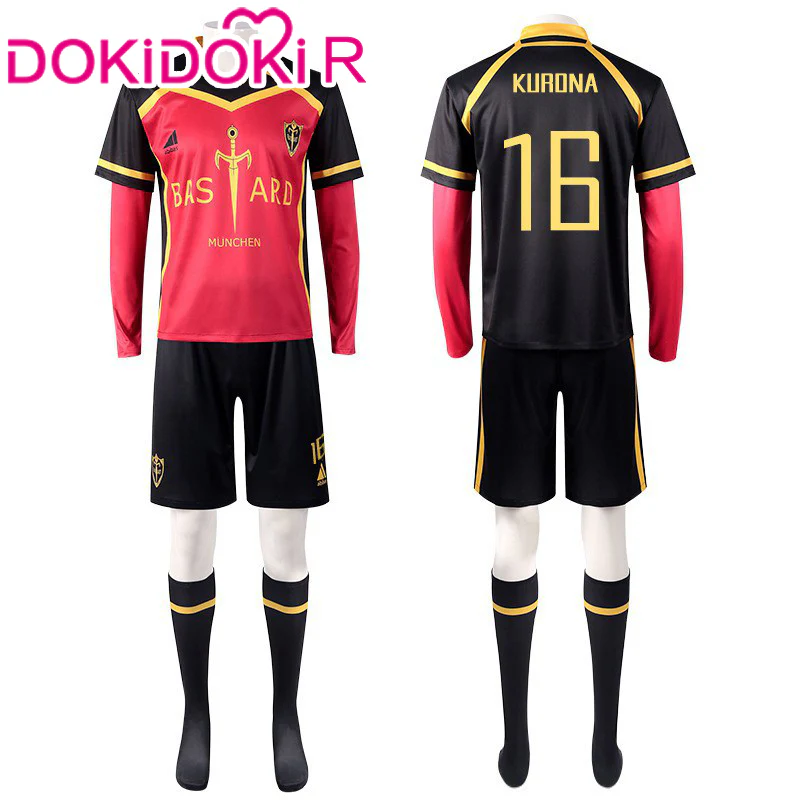 【In Stock】【Size S-2XL】DokiDoki-R Anime  Cosplay Black White Red Yellow Blue Costume - Image 12