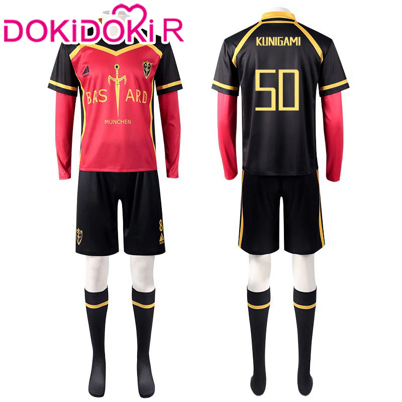 【In Stock】【Size S-2XL】DokiDoki-R Anime  Cosplay Black White Red Yellow Blue Costume - Image 17