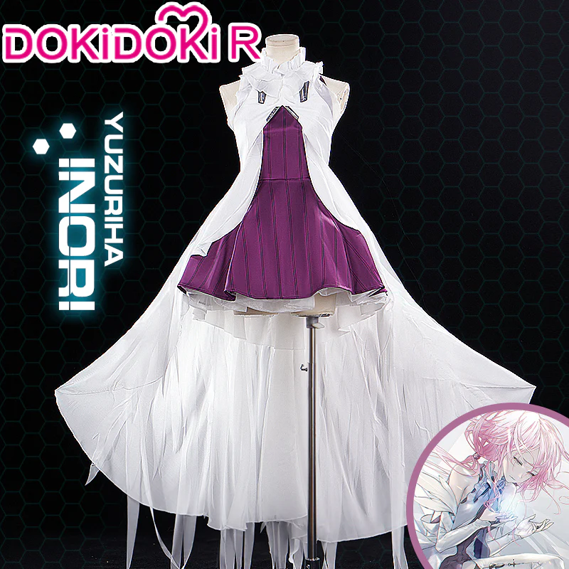 【Partially Ready For Ship】DokiDoki-R Anime Guilty Crown Cosplay Yuzuriha Inori Costume White