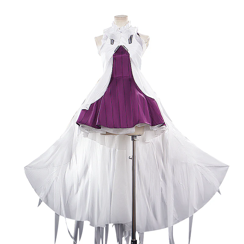 【Partially Ready For Ship】DokiDoki-R Anime Guilty Crown Cosplay Yuzuriha Inori Costume White - Image 5